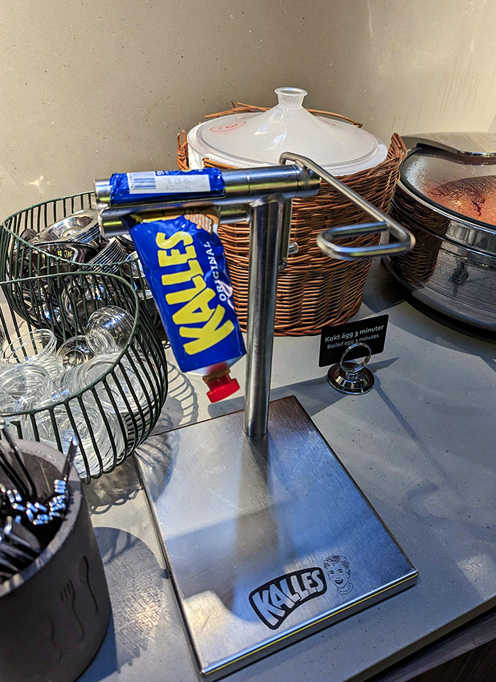 This Mustard Tube Squeezer In The Hotel I Am Staying At