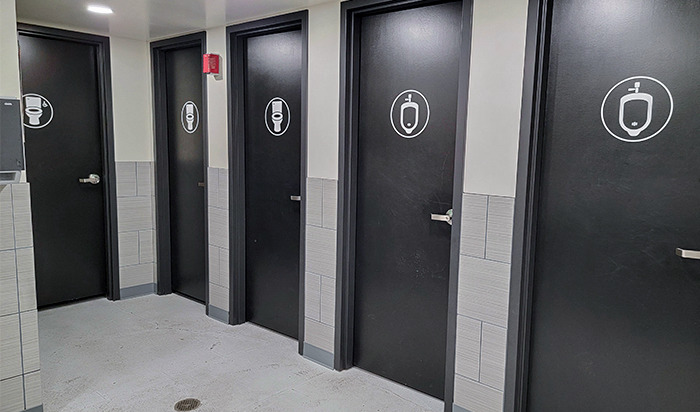 The Local Brewery Doesn't Have Gender-Specific Bathrooms, Only Stalls With Specific Types Of Toilets