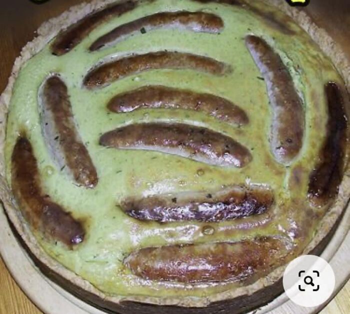 Bratwurst Torte With Mustard Sauce