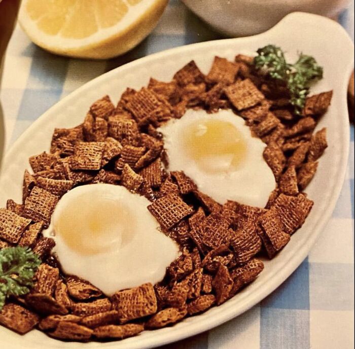 Baked Eggs And Chex