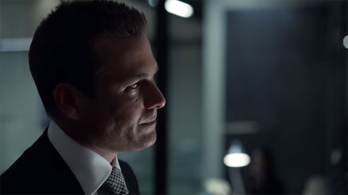 Harvey Specter side face