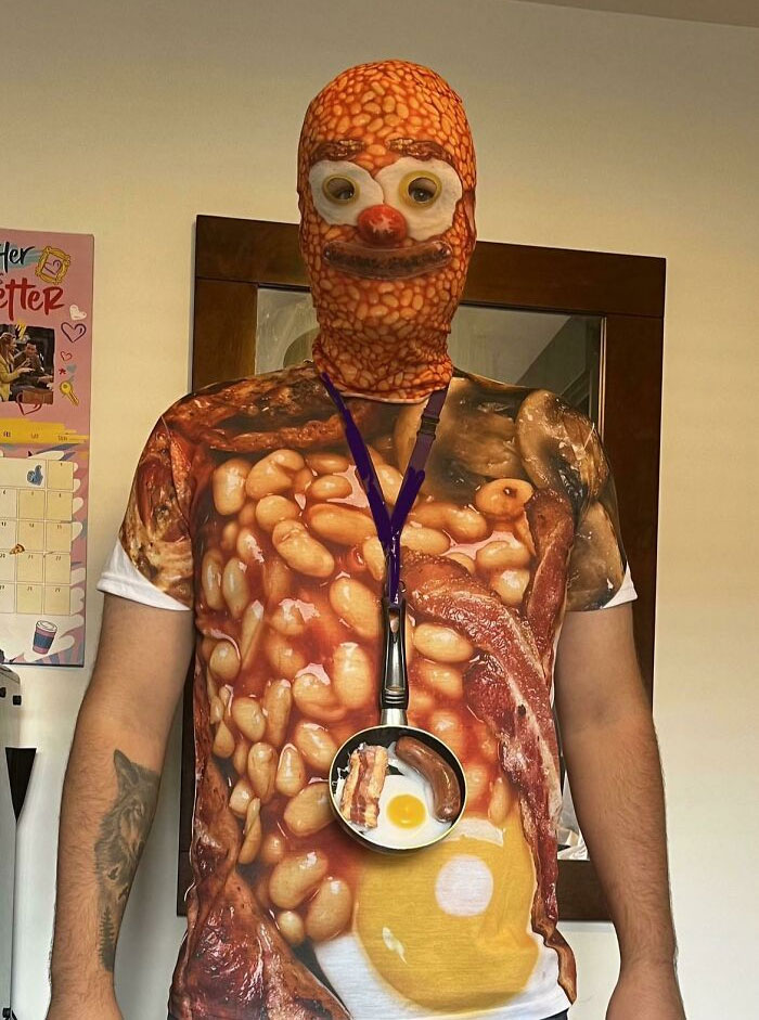 ‘Full English Breakfast’ Costume For A British Themed Party. Apparently I Didn’t Quite Understand The Assignment