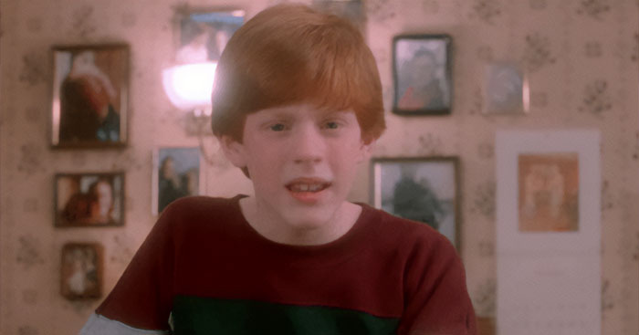 Jeff looking and talking from Home Alone