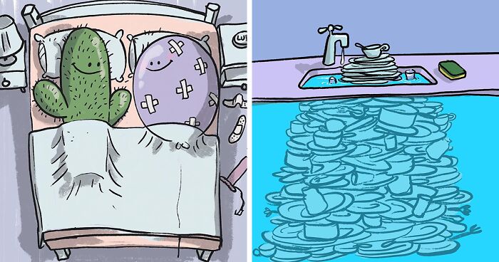 35 Humorous And Mind-Stirring Illustrations By Lucas Levitan To Tickle Your Funny Bone