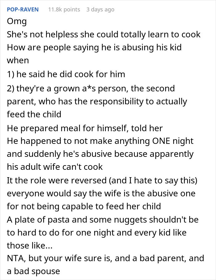 Guy Refuses To Ever Cook For His Wife After She Ate 3 Of His Meal Preps In A Single Night Guy Refuses To Ever Cook For His Wife After She Ate 3 Of His Meal Preps In A Single Night