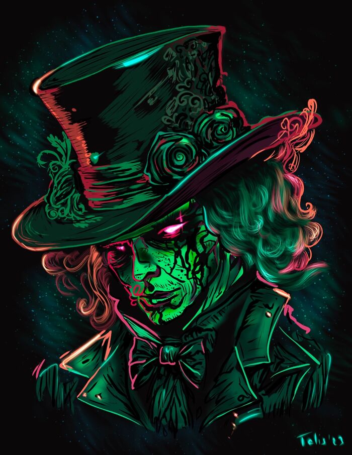 Here Is My Art Series Re-Imagining Characters From Alice In Wonderland