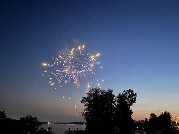 Columbia Gorge, Wa. Fireworks Are Beautiful But Remember Your Veterans! They Sound Like Bombs