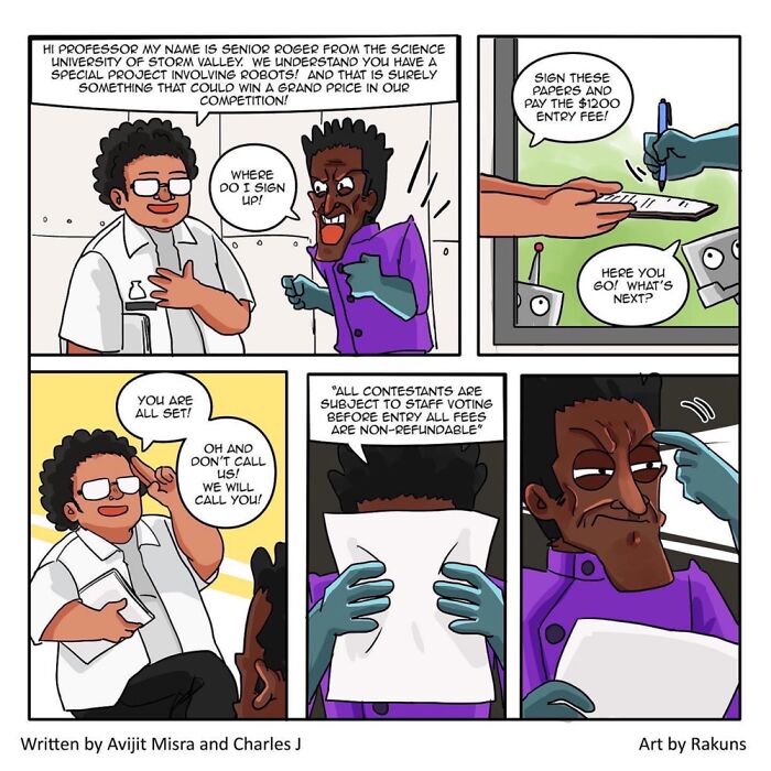 Wacky Robots Need A Genius Scheme