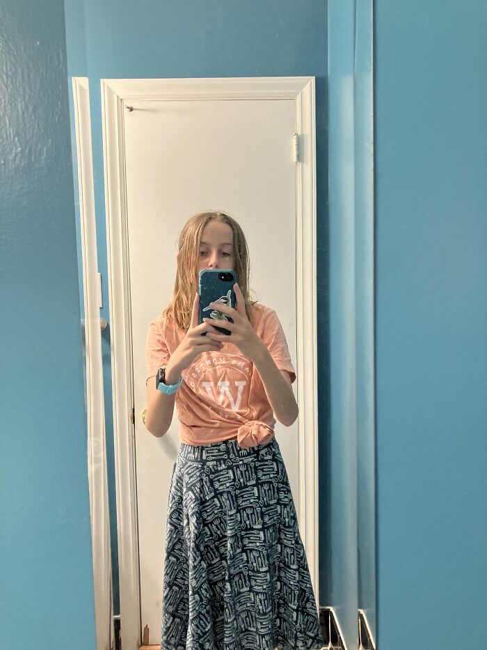 My Mom Made Me A Skirt!