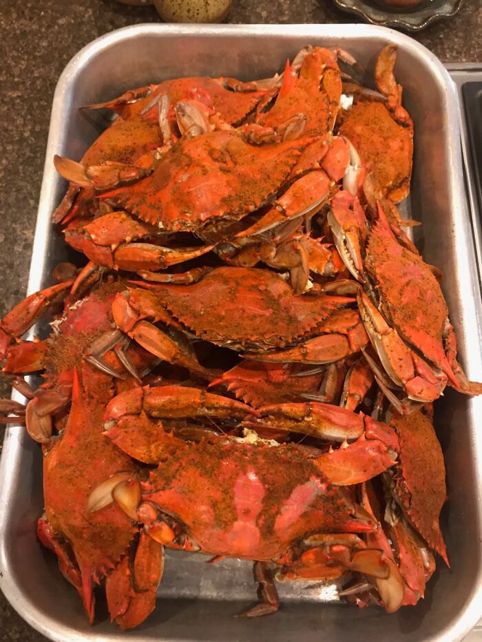 Old Bay Steamed Blue Crab