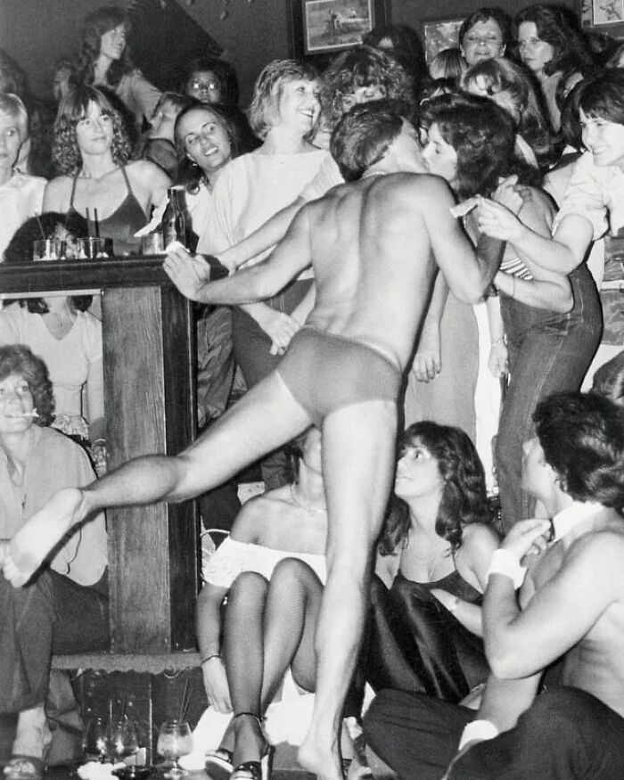 Club nocturno Chippendales, el primer club de striptease en Los Angeles, 1979