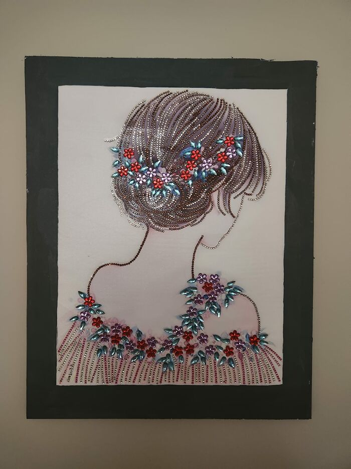 Got Her At A Garage Sale. The Lady Selling Her Made Her $2 So Pretty I Think