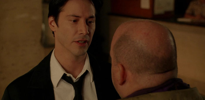 Keanu Reeves wearing suit