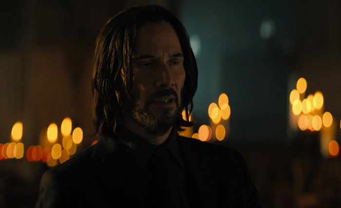 Keanu Reeves wearing suit