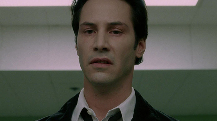 Keanu Reeves wearing suit