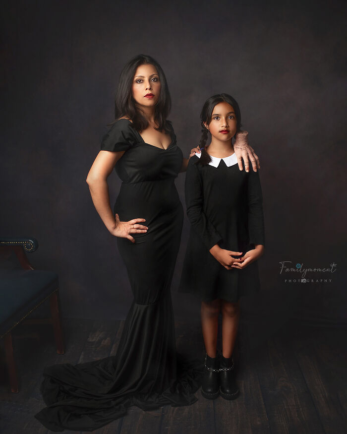 Channeling Our Inner Morticia & Wednesday