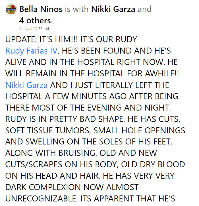 &lsquo;It&rsquo;s Obvious He&rsquo;s Been Through Hell&rsquo;: Teen Who Went Missing In 2015 Is Found Alive, Almost Unrecognizable