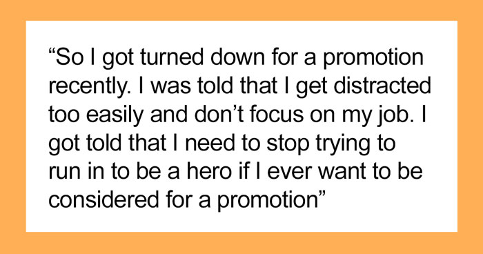 Guy Gets Told He Gets Distracted Too Easily, Stops Helping Everybody At Work