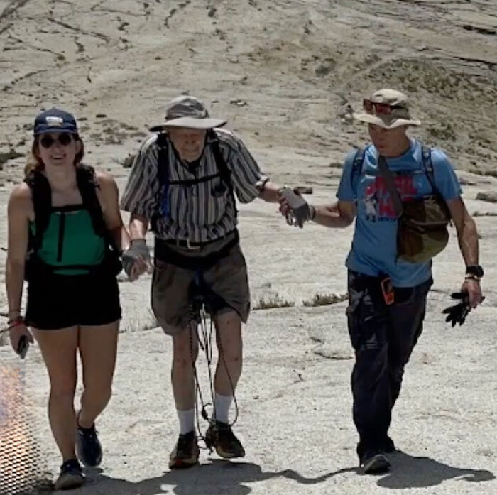 93 Y.O. Breaks Record And Becomes Oldest Man To Climb Half Dome