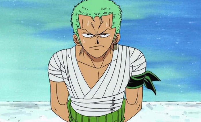 Roronoa Zoro angry
