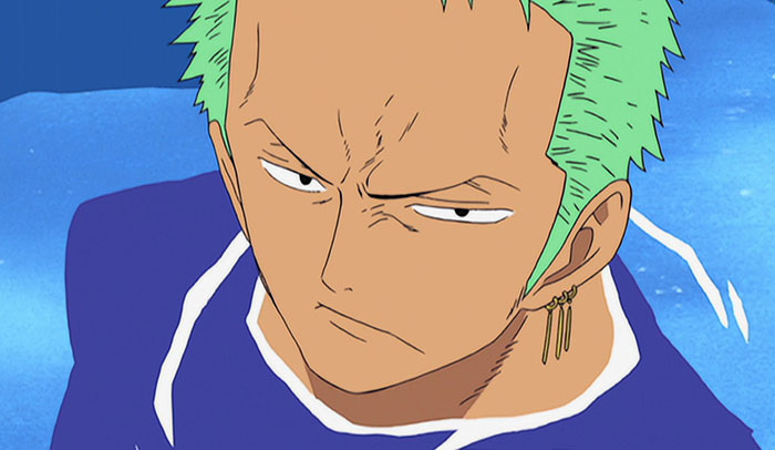Roronoa Zoro angry