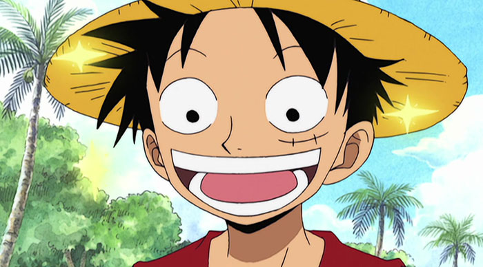 Monkey D. Luffy smiling