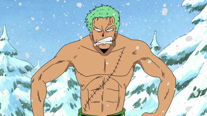 Roronoa Zoro angry