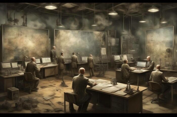 Shadows Of History: Oppenheimer Is Set Against A Backdrop Of Historical Events, Like The Manhattan Project's Secret Laboratories, Showing The Secrecy And Urgency Of The Project