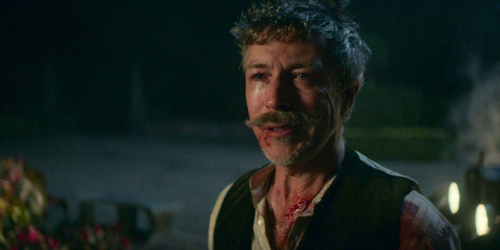 Aberama Gold crying and looking desperate