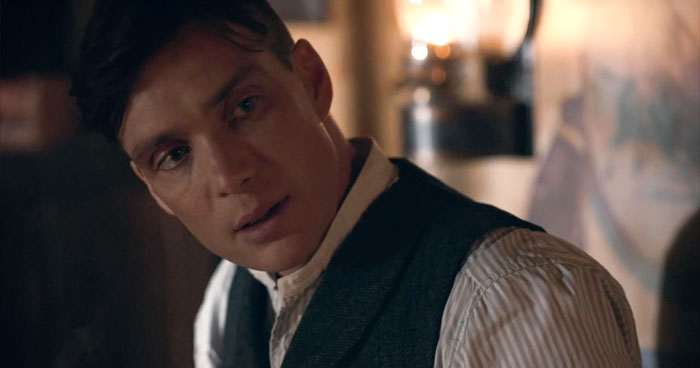 Tommy Shelby speaking