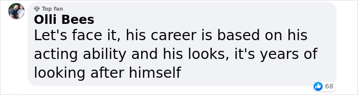 Comment on Brad Pitt's age, highlighting his career and looks.