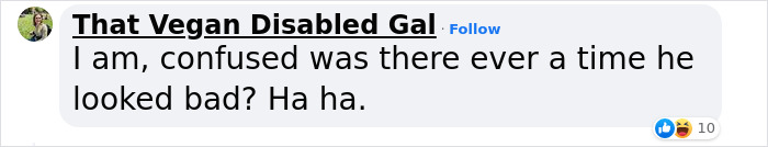 Text expressing surprise at Brad Pitt's timeless appearance after recent Wimbledon photos went viral.