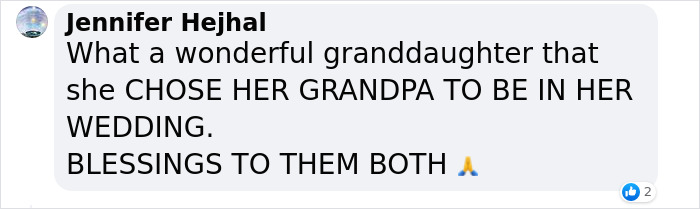 Bride Swaps Flower Girls For 'Flower Grandpa'