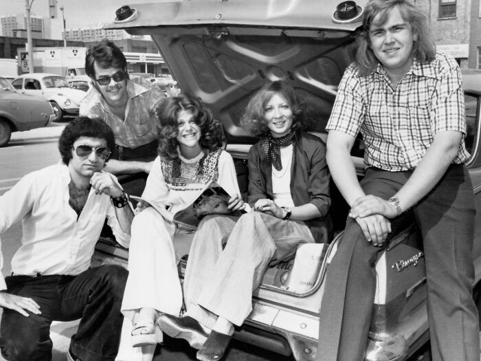 Eugene Levy, Dan Aykroyd, Gilda Radner, Rosemary Radcliffe, And John Candy, 1974, Sctv Cast