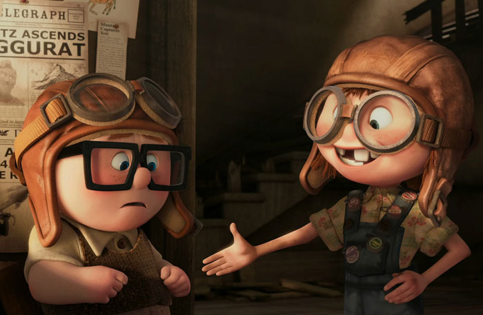 Ellie extending her hand 