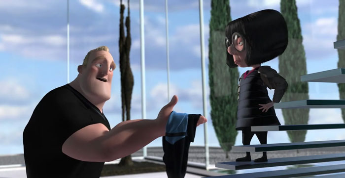 Edna Mode refusing capes