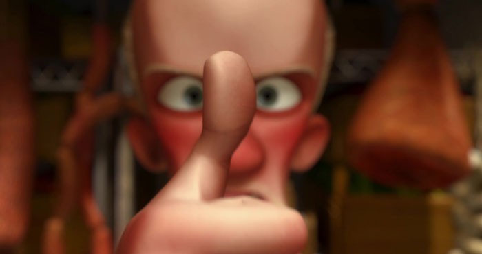 Horst showing his thumb