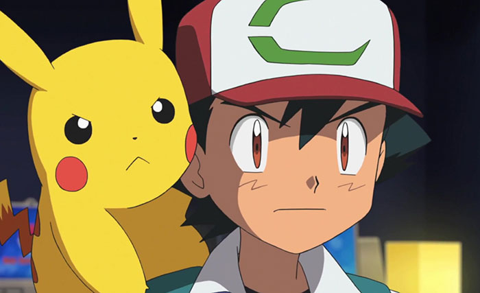 Ash Ketchum and Pikachu on his shoulder are sad - 31