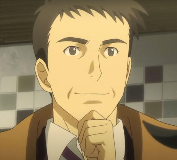 Looker is holding his chin - 22