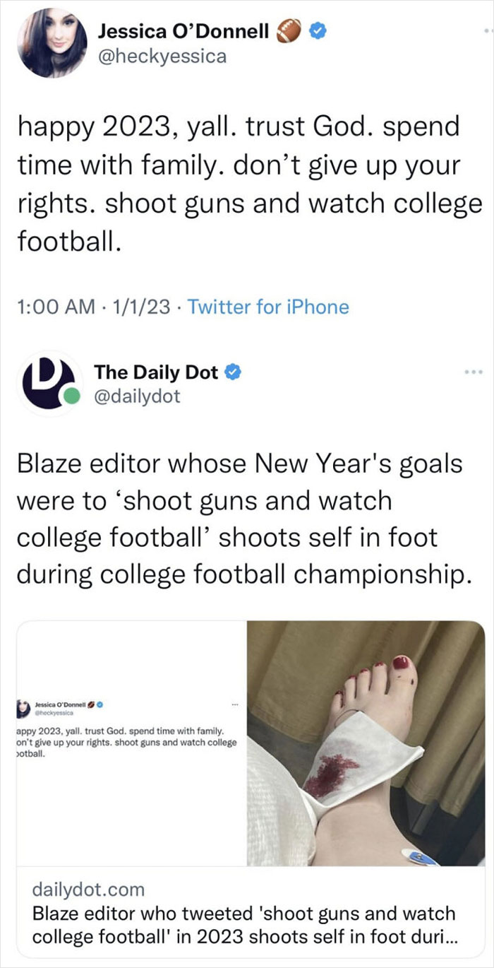 There's A Pun Here, But I Can't Place My Foot On It