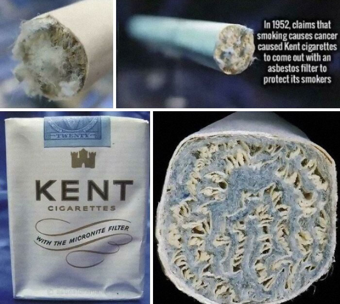 Asbestos Filter Cigarettes