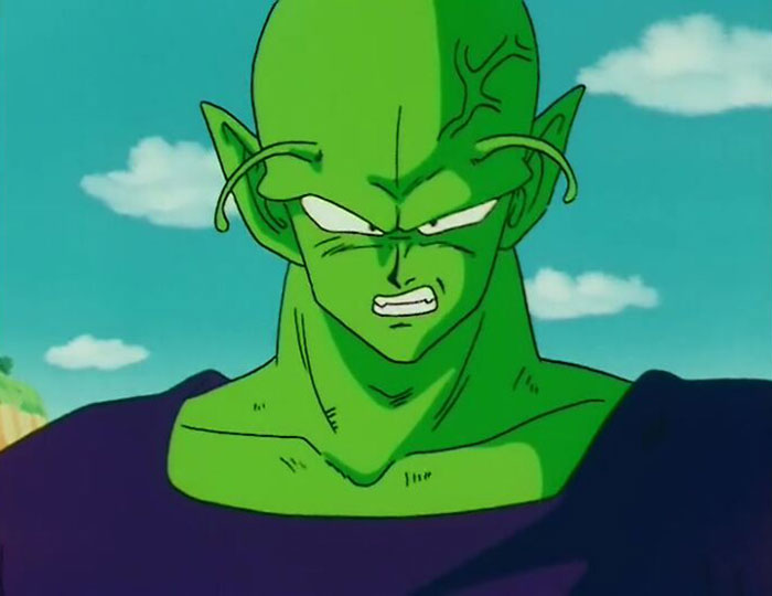 Adult Piccolo angry looking from Dragon Ball Z