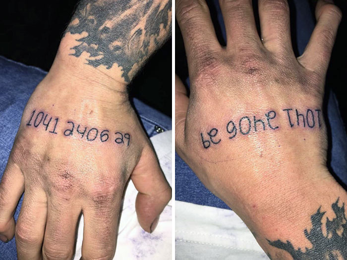 The Kid I Went To High School With Was Actually "Trying" To Get A Tattoo He Would Regret. I Think It’s Safe To Say He Did Just That