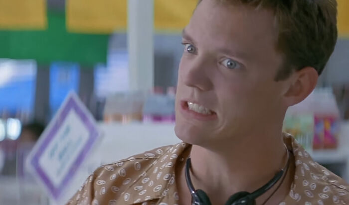 Stuart scared talking to someone 