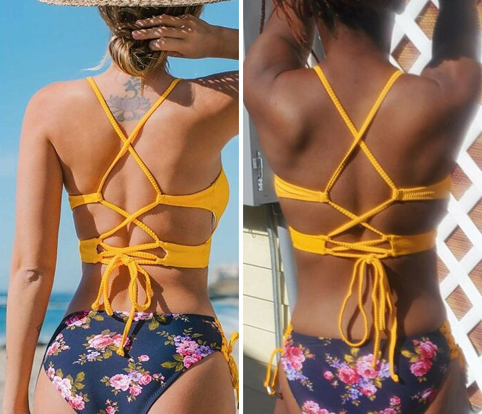 Me queda mejor que en la imagen photoshopeada del anuncio