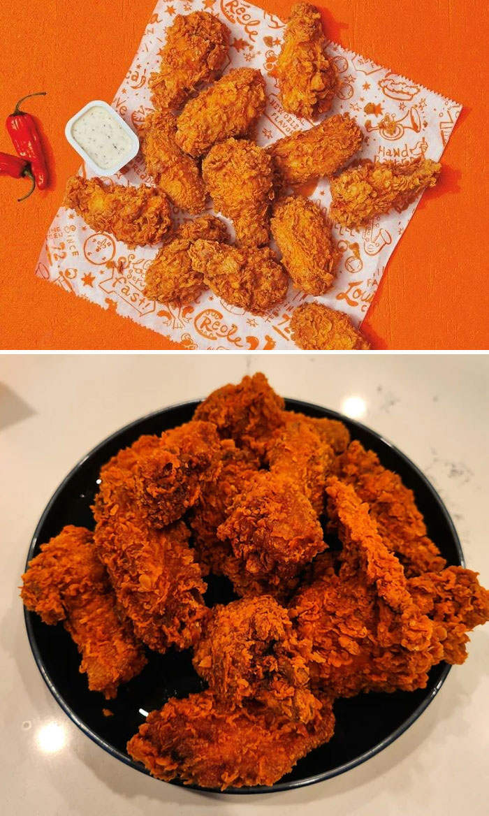 Popeyes Ghost Pepper Wings. Totally Satisfied