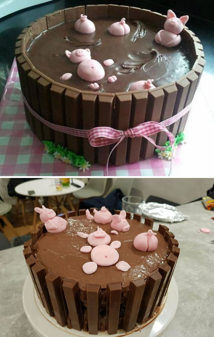 Mi intento de recrear esta tarta