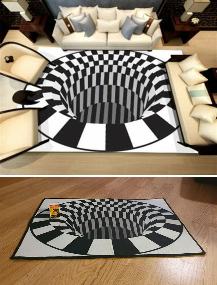 Esta alfombra para el salón