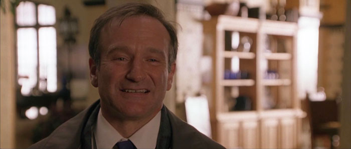 Robin Williams talking and smiling from what dreams may come - 7