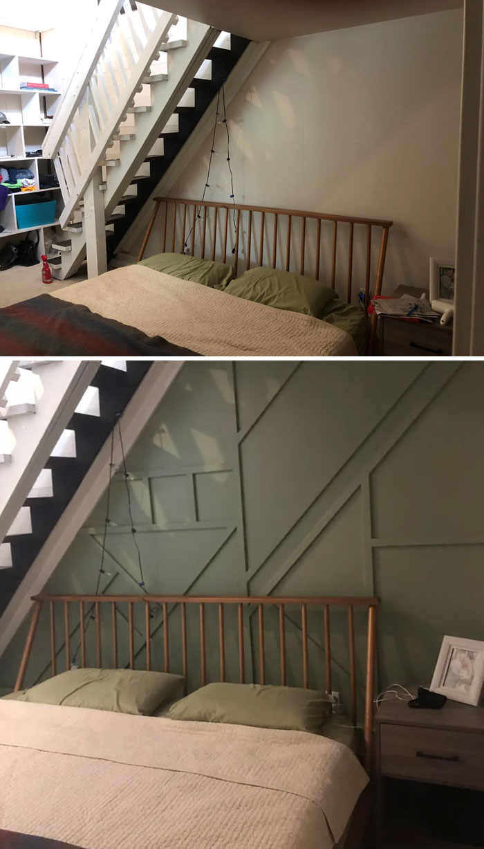 Appreciate The Advice! Our Bedroom Wall Is Now Complete! 